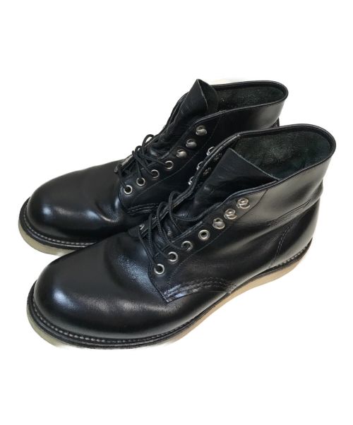 RED WING（レッドウィング）RED WING (レッドウィング) 6inch CLASSIC PLAIN TOE ブーツ ブラック サイズ:26の古着・服飾アイテム