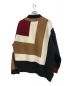 CULLNI (クルニ) EX.COLOR BLOCK TURTLE KNIT マルチカラー サイズ:2 未使用品：17800円