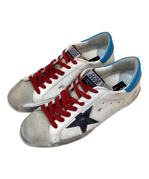 GOLDEN GOOSE（ゴールデングース）GOLDEN GOOSE (ゴールデングース) SUPERSTAR LEATHER LOW TRAINERS ホワイト サイズ:41の古着・服飾アイテム