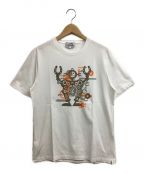 HERMESエルメス）の古着「Hello Mr Farrier Robot T-Shirt」｜ホワイト