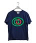 GUCCI（グッチ）の古着「20SS ロゴTシャツ」｜ネイビー