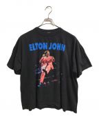 Polygramポリグラム）の古着「90's ELTON JOHN ヴィンテージTシャツ」｜ブラック