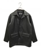 Schottショット）の古着「LOOSE FIT LEATHER JACKET」｜ブラック