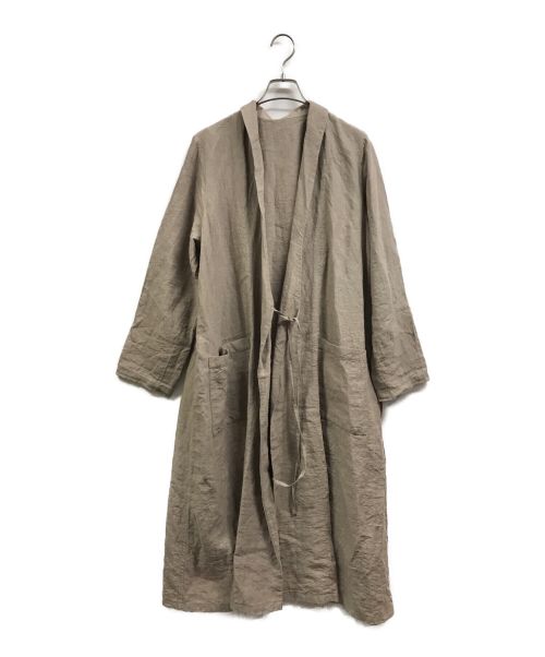 nest Robe（ネストローブ）nest Robe (ネストローブ) リネンワンピース ベージュ サイズ:FREEの古着・服飾アイテム