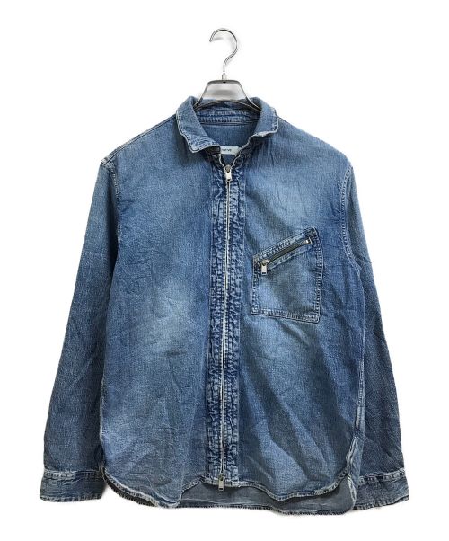 nonnative（ノンネイティブ）nonnative (ノンネイティブ) RANCHER FULL ZIP L/S SHIRT インディゴ サイズ:3の古着・服飾アイテム