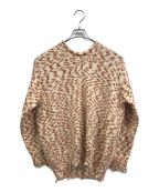 Acne studiosアクネ ストゥディオス）の古着「Space dye Sweater」｜ベージュ