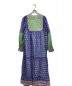 SZ Blockprints (エスゼットブロックプリント) SILK JODHPUR DRESS ブルー サイズ:M：19800円