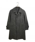 TEIJIN MEN'S SHOP×Harris Tweedテンジンメンズショップ×ハリスツイード）の古着「ステンカラーコート」｜グレー