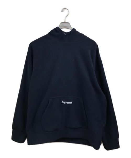 SUPREME（シュプリーム）SUPREME (シュプリーム) 21AW Polartec Hooded Sweatshirt ネイビー サイズ:Lの古着・服飾アイテム