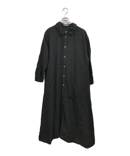 nest Robe（ネストローブ）nest Robe (ネストローブ) 22SS ギャザーワンピース ブラック サイズ:FREEの古着・服飾アイテム