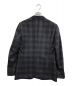 PAUL SMITH (ポールスミス) 2Bクラシックチェックテーラードジャケット ネイビー×ブラウン サイズ:L：14800円