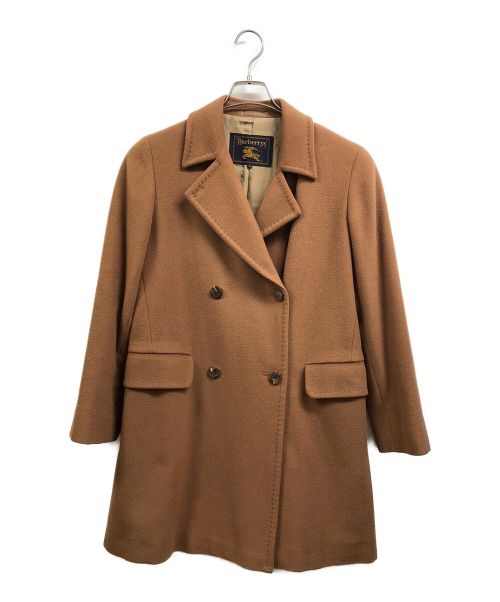 Burberry's（バーバリーズ）Burberry's (バーバリーズ) カシミヤ混ダブルチェスターコート ブラウン サイズ:38の古着・服飾アイテム