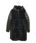 UNITED ARROWS TOKYO（ユナイテッドアローズトウキョウ）の古着「FAKE-FUR COMBI COAT」｜ブラック