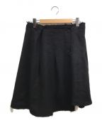 OUR LEGACYアワーレガシー）の古着「PLEATED WRAP SKIRT」｜ブラック
