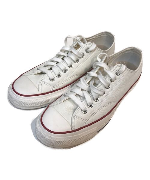 CONVERSE ADDICT（コンバース アディクト）CONVERSE ADDICT (コンバース アディクト) ローカットスニーカー ホワイト サイズ:US9/JPN27.5の古着・服飾アイテム