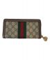 GUCCI (グッチ) GGジップアラウンドウォレット ベージュ×ブラック：39800円