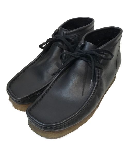 CLARKS ORIGINALS（クラークス オリジナルズ）CLARKS ORIGINALS (クラークス オリジナルズ) レザーワラビーブーツ ブラック サイズ:7の古着・服飾アイテム