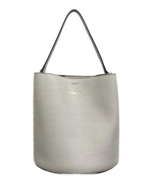 FURLA（フルラ）FURLA (フルラ) 2WAYバケット型バッグ アイボリーの古着・服飾アイテム