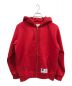 SUPREME（シュプリーム）の古着「Arc Logo Zip Up Sweat」｜レッド