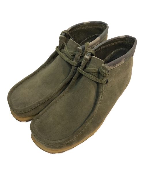 CLARKS（クラークス）CLARKS (クラークス) CarHartt (カーハート) ワラビーブーツ グリーン サイズ:UK8 1/2の古着・服飾アイテム