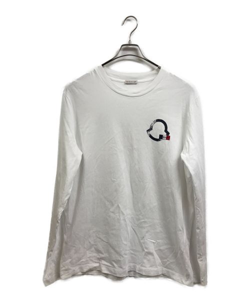 MONCLER（モンクレール）MONCLER (モンクレール) LS TSHIRT ホワイト サイズ:Lの古着・服飾アイテム