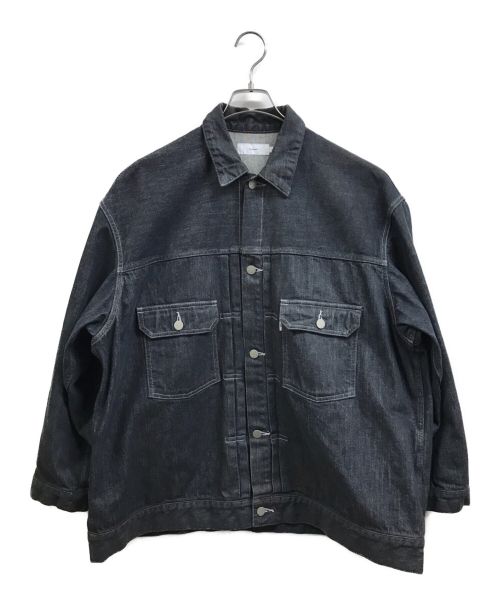 Graphpaper（グラフペーパー）Graphpaper (グラフペーパー) COLORFAST DENIM BLOUSON ブラック サイズ:Sの古着・服飾アイテム