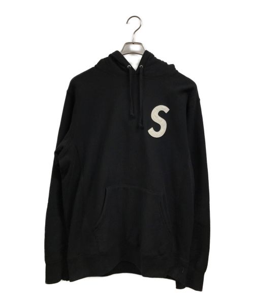 SUPREME（シュプリーム）SUPREME (シュプリーム) S Logo Hooded Sweatshirt ブラック サイズ:Lの古着・服飾アイテム