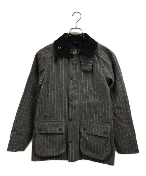 Barbour（バブアー）Barbour (バブアー) ビデイルSLピンストライプジャケット グレー サイズ:34の古着・服飾アイテム