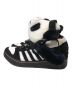 adidas (アディダス) JEREMY SCOTT (ジェレミースコット) パンダベアースニーカー ブラック×ホワイト サイズ:US8 1/2/UK8/FR42：12800円