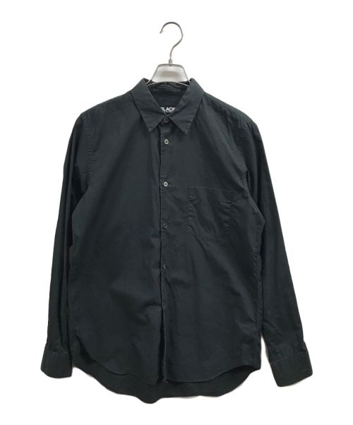 BLACK COMME des GARCONS（ブラック コムデギャルソン）BLACK COMME des GARCONS (ブラック コムデギャルソン) コットンシャツ ブラック サイズ:Lの古着・服飾アイテム