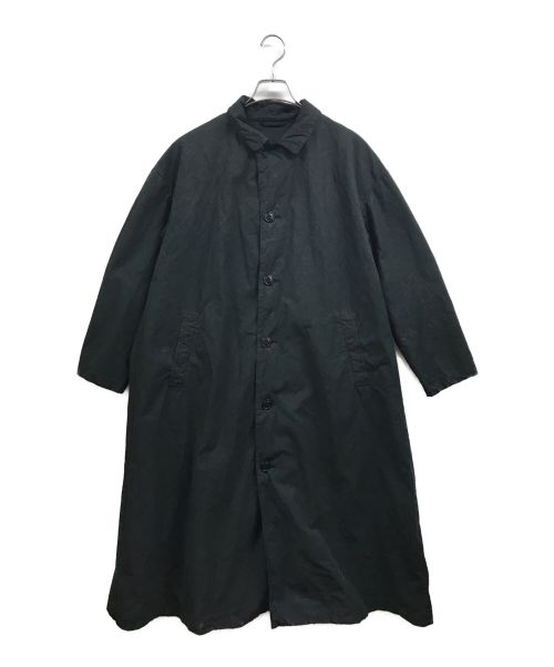 nest Robe（ネストローブ）nest Robe (ネストローブ) スーピマコットンステンカラーコート ブラック サイズ:FREEの古着・服飾アイテム