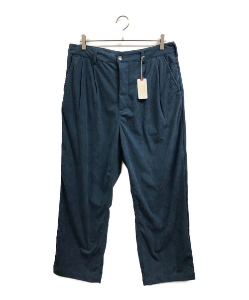 EVISEN（エビセン）EVISEN (エビセン) NICOLA CORDUROY PANTS ブルー サイズ:L 未使用品の古着・服飾アイテム