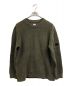 C.P COMPANY（シーピーカンパニー）の古着「Chenille Cotton High Neck Knit」｜カーキ