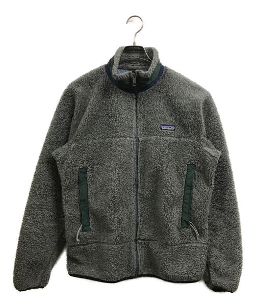 Patagonia（パタゴニア）Patagonia (パタゴニア) 90's レトロX フリースジャケット グレー×グリーン サイズ:Mの古着・服飾アイテム