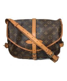 LOUIS VUITTON（ルイ ヴィトン）の古着「ソミュール30/ショルダーバッグ」｜ブラウン