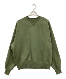 DAIWA PIER39（ダイワ ピア39）の古着「TECH FREEDOM SLEEVE CREW NECK SWEAT」｜グリーン