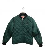 SUPREMEシュプリーム）の古着「DEAD PREZ Quilted Work Jacket」｜グリーン