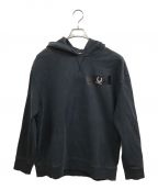 FRED PERRY×RAF SIMONSフレッドペリー×ラフシモンズ）の古着「プルオーバーパーカー」｜ブラック