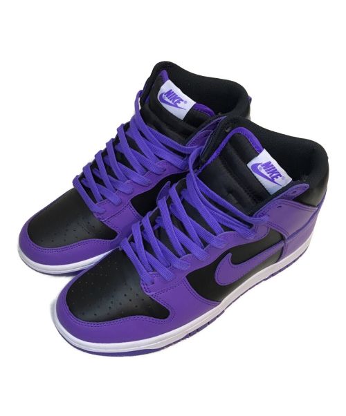 NIKE（ナイキ）NIKE (ナイキ) ハイカットスニーカー パープル×ブラック サイズ:US8.5/UK7.5/EUR42の古着・服飾アイテム