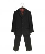 COMME des GARCONS HOMMEコムデギャルソン オム）の古着「セットアップ3Bスーツ」｜ブラック