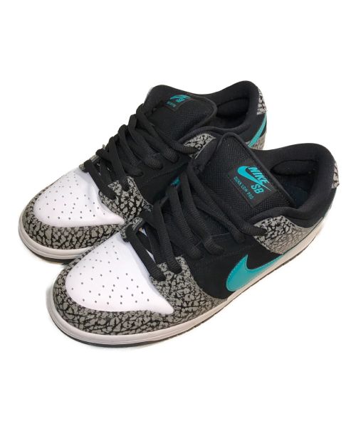 NIKE SB（ナイキエスビー）NIKE SB (ナイキエスビー) ATMOS (アトモス) ローカットスニーカー グレー×グリーン サイズ:US9/UK8/EUR42.5の古着・服飾アイテム