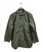 BLURHMSブラームス）の古着「NYLON Utility Shirt Jacket」｜グリーン