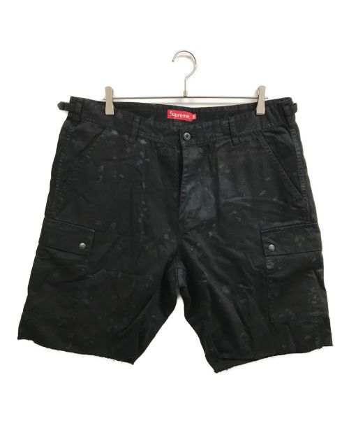 SUPREME（シュプリーム）SUPREME (シュプリーム) Overdyed Camo Cargo Short ブラック サイズ:36の古着・服飾アイテム