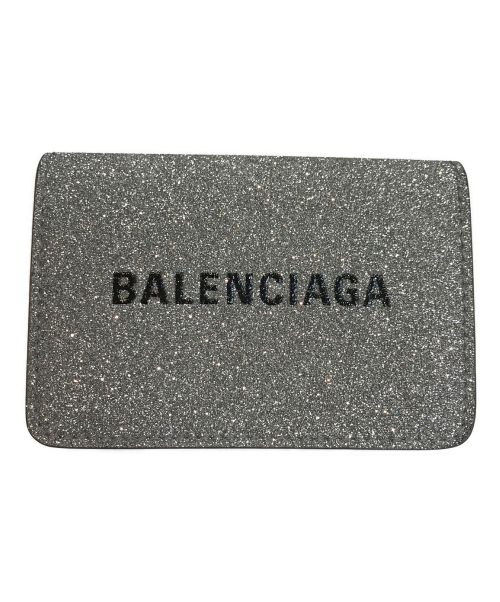 BALENCIAGA（バレンシアガ）BALENCIAGA (バレンシアガ) コンパクトウォレット シルバーの古着・服飾アイテム