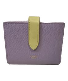 CELINE（セリーヌ）の古着「スモールストラップウォレット」｜パープル