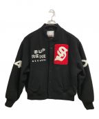 SUPREMEシュプリーム）の古着「23ss tourist varsity jacket」｜ブラック