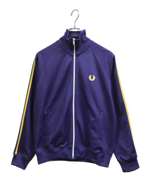 FRED PERRY（フレッドペリー）FRED PERRY (フレッドペリー) TWIN TAPE TRACK JACKET パープル サイズ:Mの古着・服飾アイテム