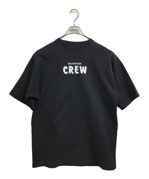 BALENCIAGA（バレンシアガ）BALENCIAGA (バレンシアガ) 20SS CREW TEE ブラック サイズ:XSの古着・服飾アイテム