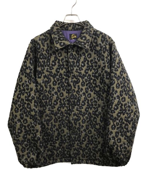 Needles（ニードルズ）Needles (ニードルズ) Coach Jacket Leopard Mail Jq． カーキ×ブラック サイズ:記載無しの古着・服飾アイテム