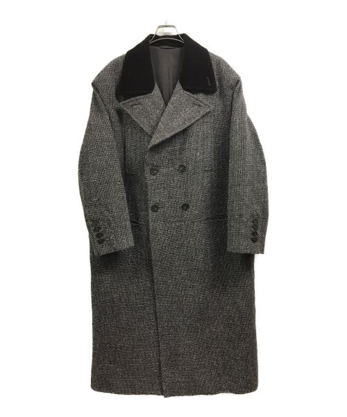 TODAYFUL（トゥデイフル）TODAYFUL (トゥデイフル) Doublecollar Tweed Coat ブラウン サイズ:38の古着・服飾アイテム